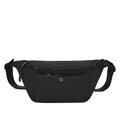 Класична текстильна сумка чорна на пояс Confident AT09-T-10866A картинка, зображення, фото