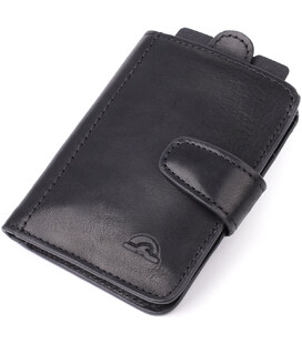 Місткий картхолдер із натуральної шкіри Tony Perotti 20899_1 (3796 nero) Чорний картинка, зображення, фото