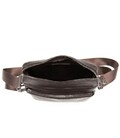 Мужская кожаная сумка через плечо коричневая Tiding Bag SM8-9686-4C фото, картинка, изображение