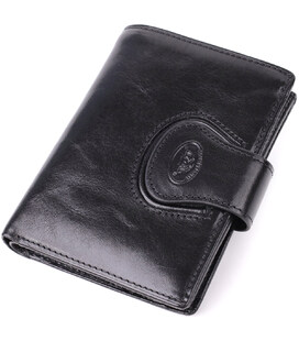 Зручний гаманець із глянсової натуральної шкіри Tony Perotti 20875_1 (1693 nero) Чорний картинка, зображення, фото