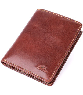 Гаманець для чоловіків з глянсової натуральної шкіри Tony Perotti 20897_1 (3549 moro) Коричневий картинка, зображення, фото