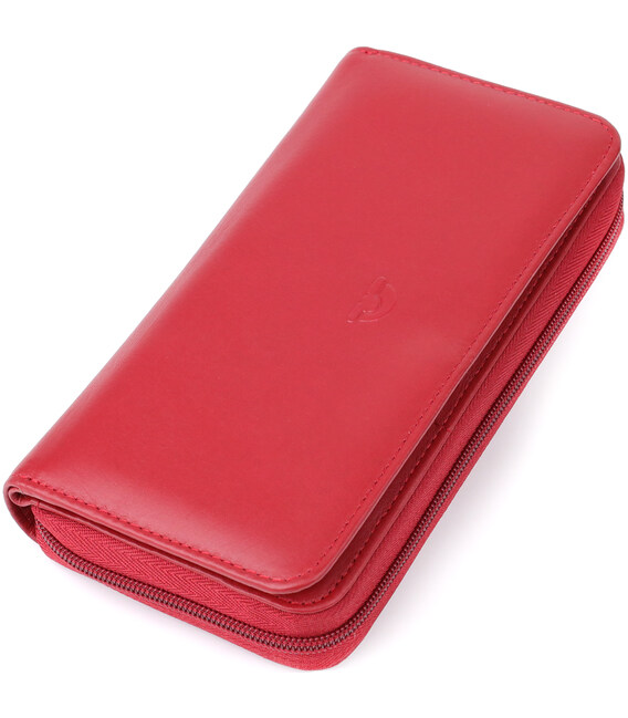 Вместительный женский кошелек из натуральной кожи Tony Perotti 20902_1 (1192 rosso) Красный фото, картинка, изображение