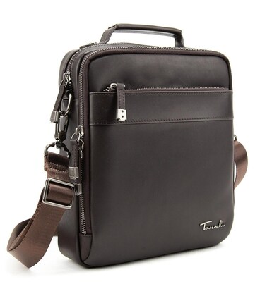 Мессенджер через плечо из гладкой кожи Tavinchi TV-S-SM8-S010C фото, картинка, изображение