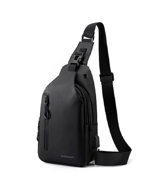 Классический мужской слинг на два отдела Confident AT08-T-1100-28A фото, картинка, изображение