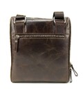 Коричневый мужской кожаный мессенджер в гладкой коже Tavinchi S-TV-4143C фото, картинка, изображение