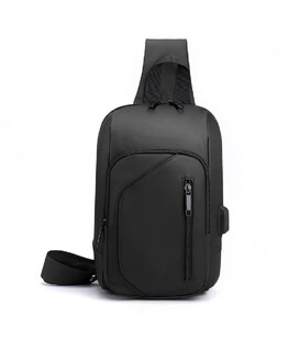 Каркасная сумка слинг черная Confident ATN01-T-X2032A фото, картинка, изображение