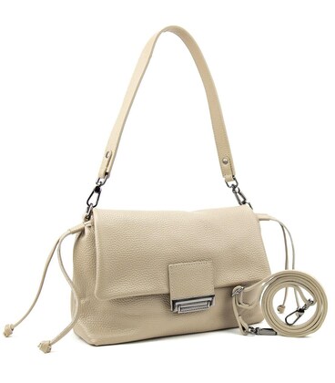 М'яке шкіряне жіноче кросбоді із затяжками Tavinchi CH-8585B-FL картинка, зображення, фото