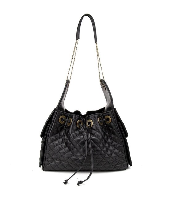 Сумка женская стеганная кожанная Tavinchi CH-2545A фото, картинка, изображение