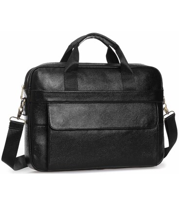 Сумка-портфель мужская кожаная для документов Tiding Bag A25-1131A фото, картинка, изображение