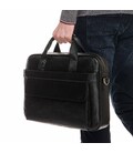 Сумка-портфель мужская кожаная для документов Tiding Bag A25-1131A фото, картинка, изображение