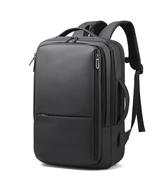 Большой текстильный черный рюкзак Confident ANT02-2021-2A фото, картинка, изображение