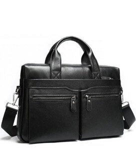 Офісна чоловіча шкіряна сумка для ноутбука і документів Bexhill A25-7122A картинка, зображення, фото