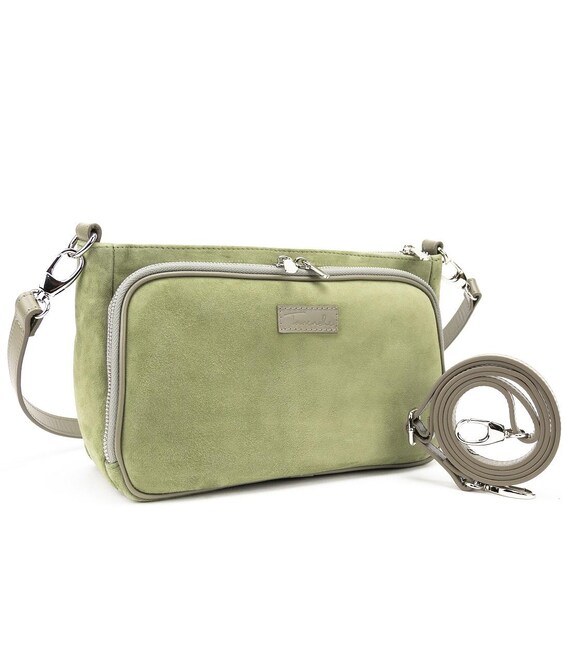 Замшеве жіноче кросбоді Tavinchi CH-001KH-Y картинка, зображення, фото