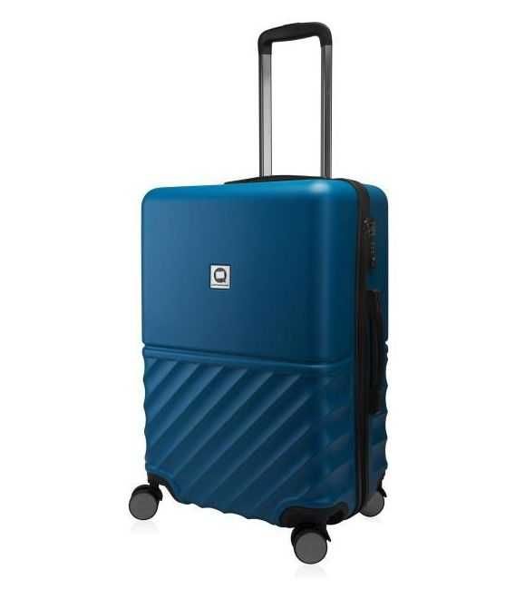 Чемодан Boxi средний M синий фото, картинка, изображение