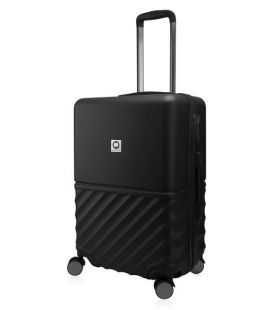 Чемодан Boxi средний M черный фото, картинка, изображение