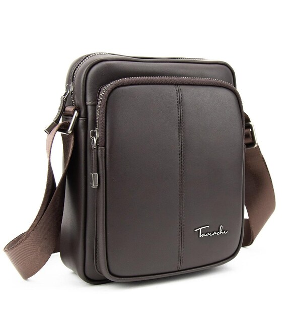 Мужской мессенджер из натуральной кожи Tavinchi TV-SM8-069C фото, картинка, изображение