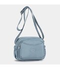 Маленькое женское кроссбоди текстиль голубого цвета Confident WT1-683BL фото, картинка, изображение