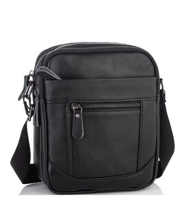 Мужская кожаная сумка через плечо маленькая Tiding Bag A25-223A фото, картинка, изображение