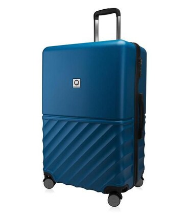 Чемодан Boxi большой L синий фото, картинка, изображение