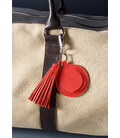 Брелок-подвеска с зеркальцем 1.0 красная фото, картинка, изображение