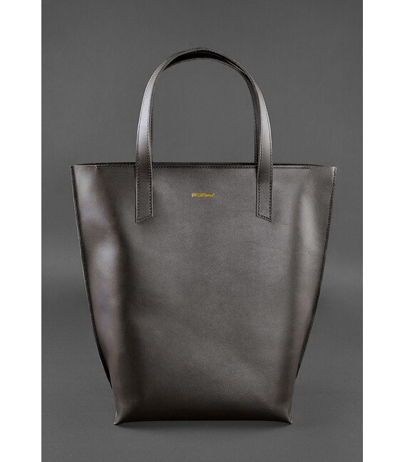 Шкіряна жіноча сумка шоппер D.D. Темно-коричнева картинка, зображення, фото