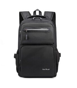 Текстильний чорний рюкзак Confident AT08-3408A