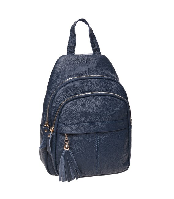 Женский кожаный рюкзак Keizer K11032-blue фото, картинка, изображение