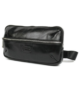 Сумка поясна із натуральної шкіри алькор TA-1819-3md TARWA чорна картинка, зображення, фото