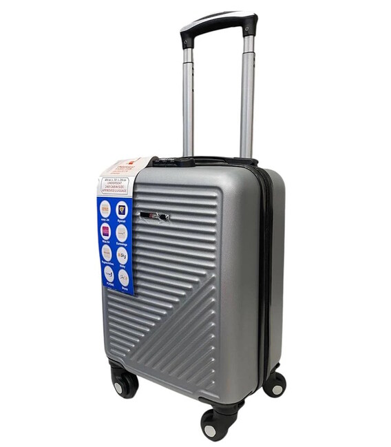 Валіза Easy Move 002 XS 40x30x20 срібна - картинка, зображення, фото валізи