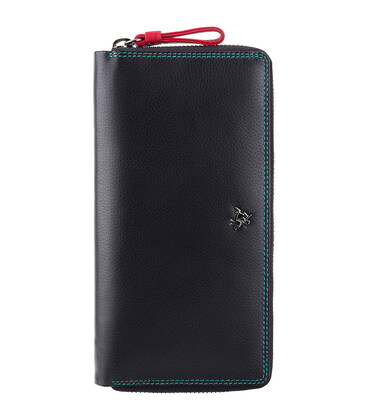 Гаманець жіночий Visconti SP33 Iris c RFID (Black Multi) картинка, зображення, фото