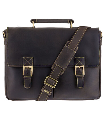 Портфель мужской Visconti 18716 Berlin (Oil Brown) фото, картинка, изображение