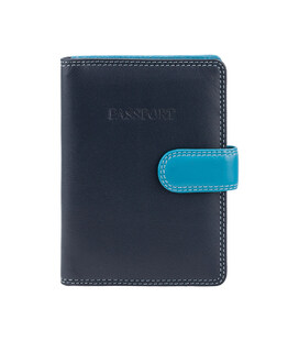 Кожаная обложка для паспорта Visconti RB75 Sumba (Blue Multi) фото, картинка, изображение