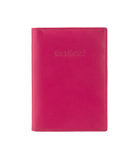 Кожаная обложка для паспорта Visconti 2201 Polo (Fuchsia) фото, картинка, изображение