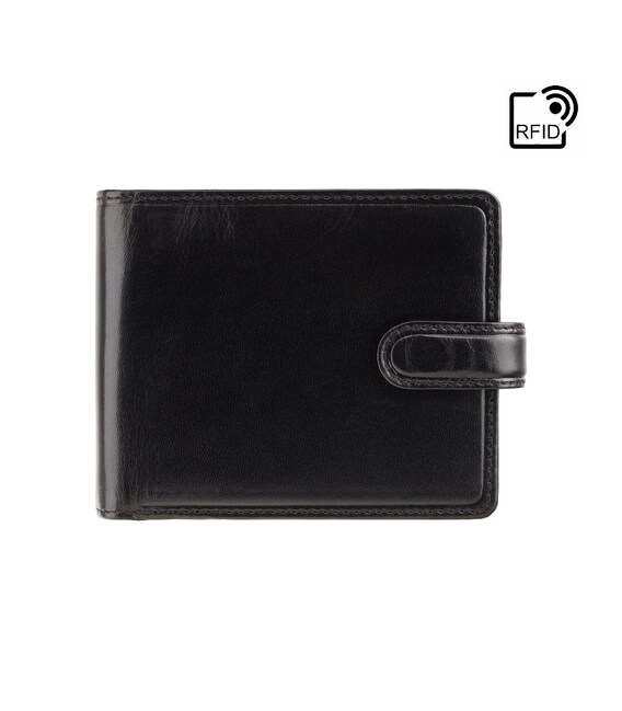 Кошелек мужской Visconti TR35 Atlantis c RFID (Black Red) фото, картинка, изображение