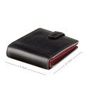Кошелек мужской Visconti TR35 Atlantis c RFID (Black Red) фото, картинка, изображение