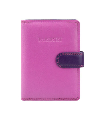 Шкіряна обкладинка для паспорта Visconti RB75 Sumba (Berry Multi) картинка, зображення, фото