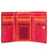 Кошелек женский Visconti RB43 Bora c RFID (Red Multi) фото, картинка, изображение