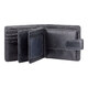 Кошелек мужской Visconti HT13 Strand c RFID (Black) фото