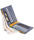 Кошелек мужской Visconti PM101 Pablo c RFID (Blue Mustard) фото, картинка, изображение