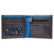 Кошелек мужской Visconti PM101 Pablo c RFID (Black Blue) фото