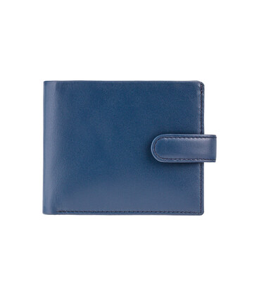 Кошелек мужской Visconti PM100 Vincent c RFID (Blue Mustard) фото, картинка, изображение