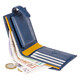 Кошелек мужской Visconti PM100 Vincent c RFID (Blue Mustard) фото