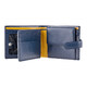 Кошелек мужской Visconti PM102 Leonardo c RFID (Blue Mustard) фото