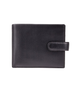 Кошелек мужской Visconti PM102 Leonardo c RFID (Black Blue) фото, картинка, изображение