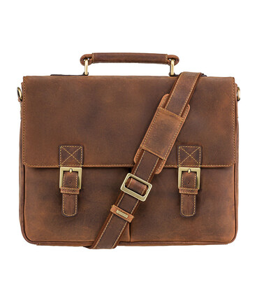 Портфель мужской Visconti 18716 Berlin (Oil Tan) фото, картинка, изображение