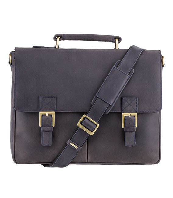 Портфель чоловічий Visconti 18716 Berlin (Oil Blue) картинка, зображення, фото