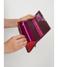 Кошелек женский Visconti R11 Paloma c RFID (Plum Multi) фото, картинка, изображение
