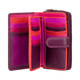 Кошелек женский Visconti R13 Carmelo c RFID (Plum Multi) фото