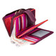 Кошелек женский Visconti R13 Carmelo c RFID (Plum Multi) фото