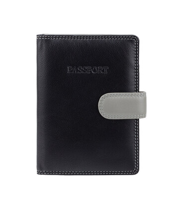 Шкіряна обкладинка для паспорта Visconti RB75 Sumba (Black Multi) картинка, зображення, фото